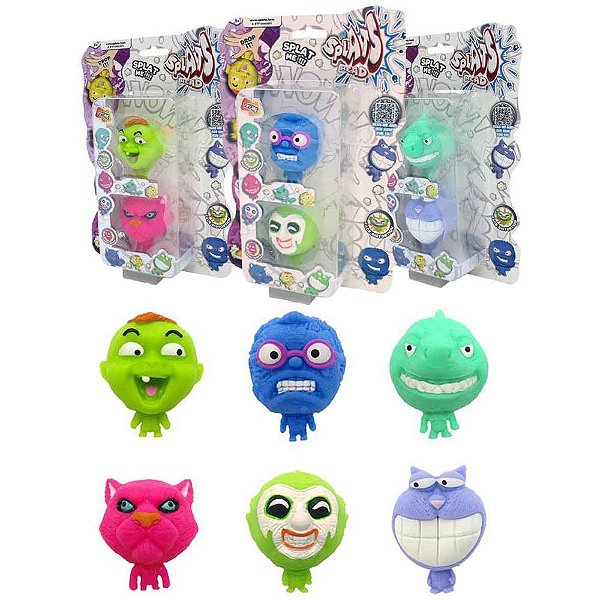Boneco e Personagem SPLATS Head 2 Figura.serie Sortido