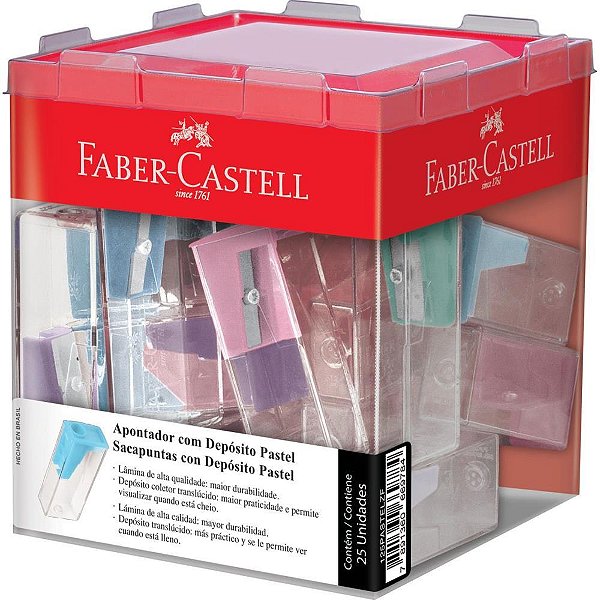Apontador com Deposito TONS Pastel (S) DP.C/25 (7891360669784)