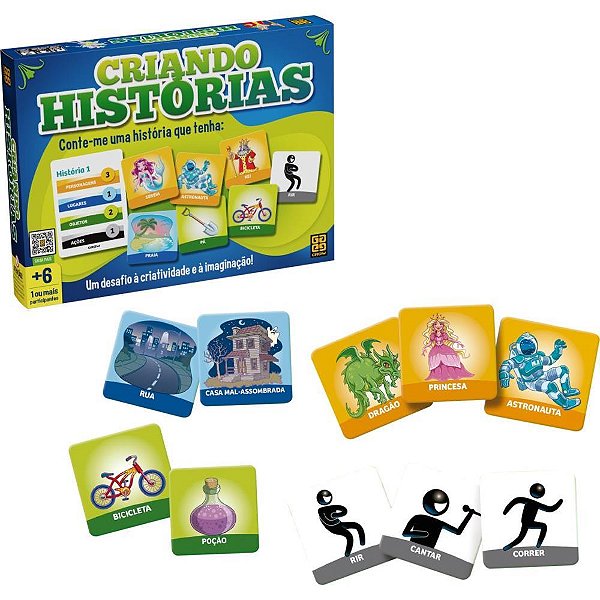 Jogo Diverso Criando Historias