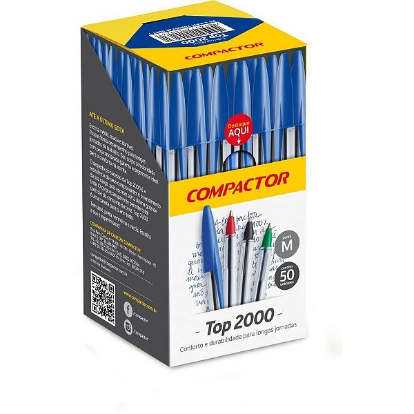 Caneta Esferografica TOP 2000 Azul CX.C/50