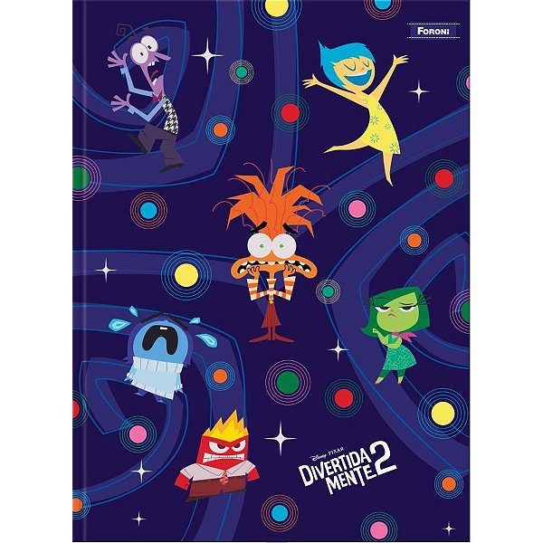 Caderno Brochurao Capa Dura Divertidamente College 160F C/04
