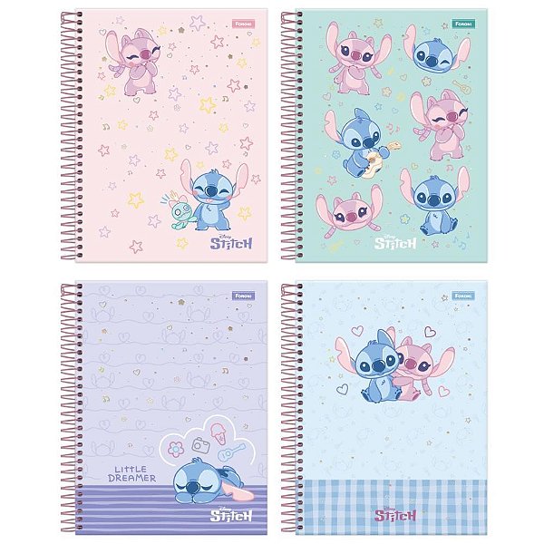 Caderno 10X1 Cp.dura Colegial STITCH 160F PCT.C/04