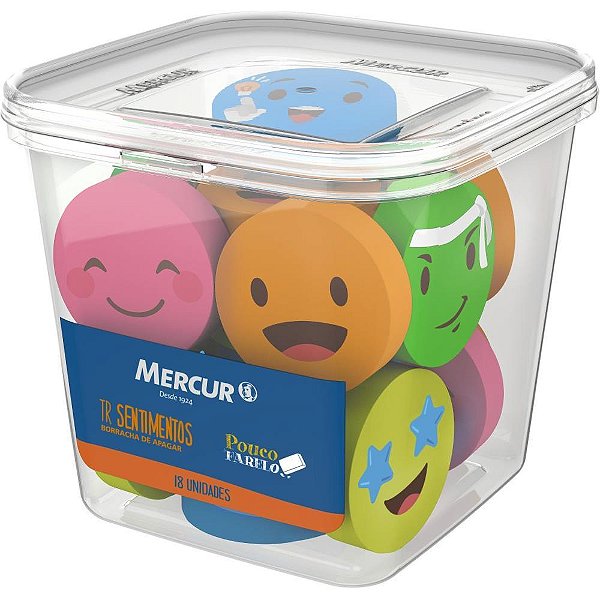 Borracha Decorada TR Sentimentos Sortidas POTE-18