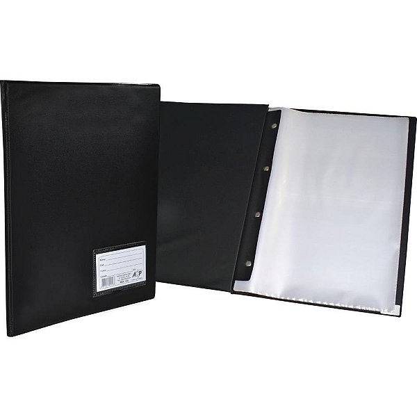 Pasta Catalogo Oficio 50 ENV. Finos Preta PCT.C/05 (27897027201223)