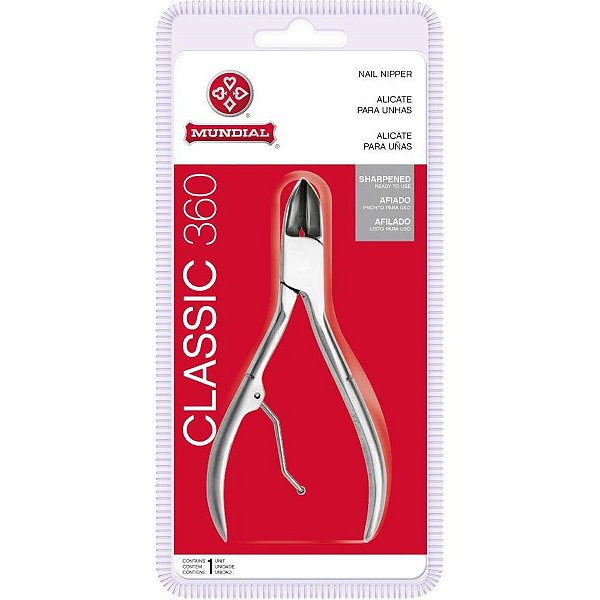 Alicate Higiene Pessoal P/UNHA ACO INOX FLEX