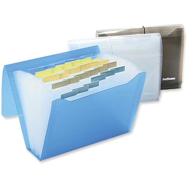 Pasta Sanfonada Plastica Duplicata 31 Divisoes Cristal