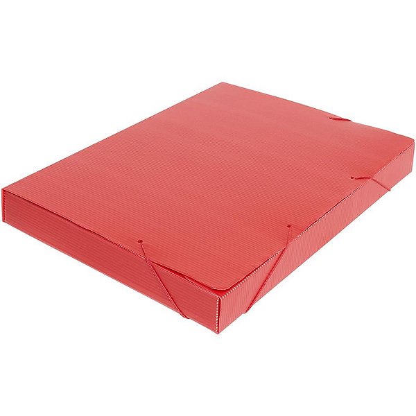 Pasta Polionda Oficio 55MM Vermelha Novaonda PCT.C/10