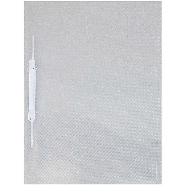 Pasta Grampo Trilho Plastica Oficio Cristal PCT.C/10