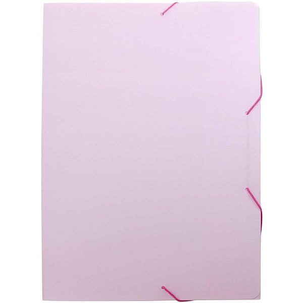 Pasta ABA Elastica Plastica Oficio Serena Rosa Pastel C/10