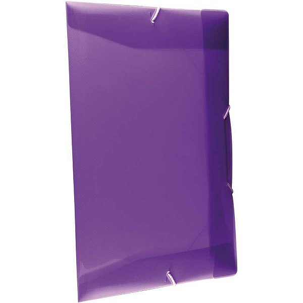 Pasta ABA Elastica Plastica Oficio Roxa Delloline PCT.C/10