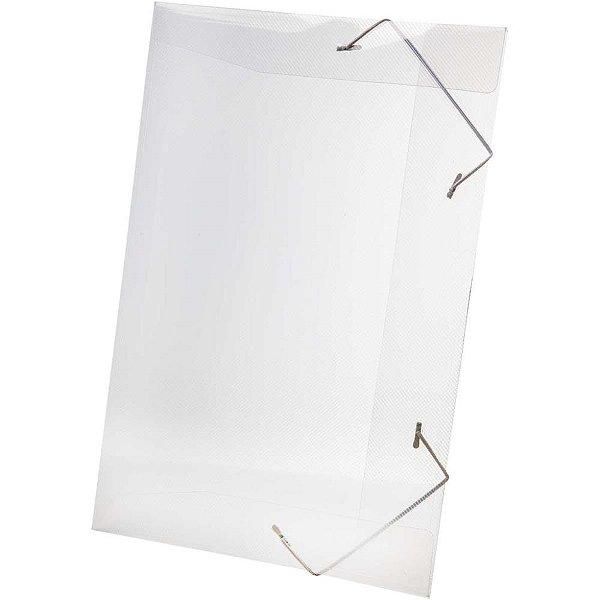 Pasta ABA Elastica Plastica Oficio Cristal Delloline PCT.C/10