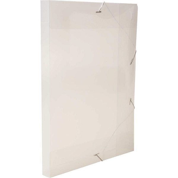 Pasta ABA Elastica Plastica Oficio 30MM Cristal Delloline PCT.C/10