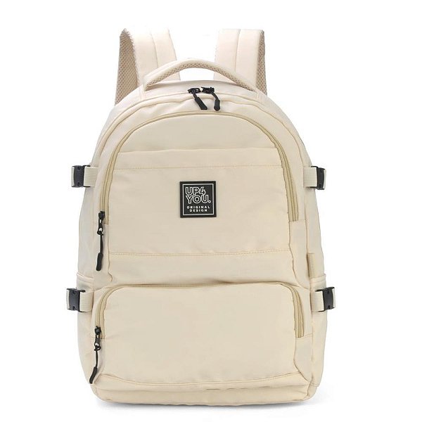 Mochila UP4YOU G Bege C/ COMP.P/NOTE