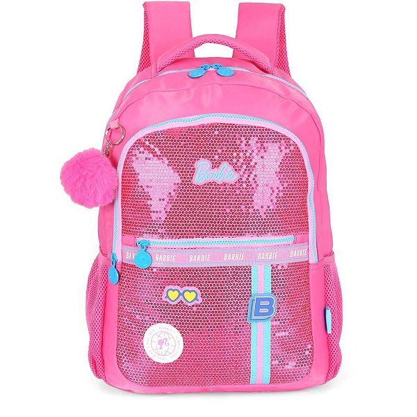 Mochila Barbie PINK G C/PAETE