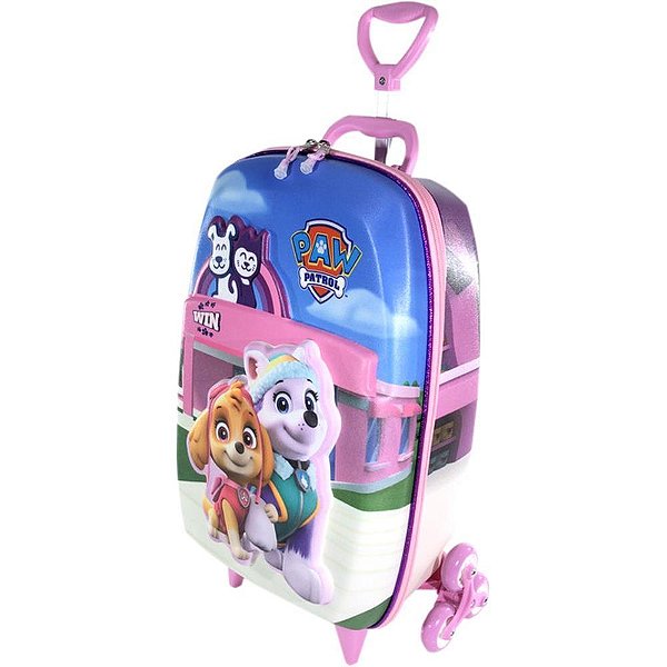 Mochila Infantil com Rodinha Patrol SKYE Petshop