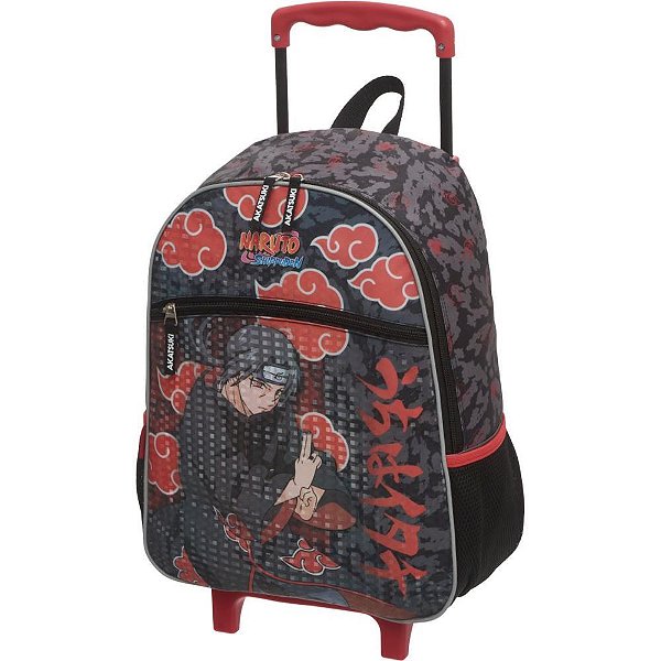 Mochila Infantil com Rodinha Naruto Itachi