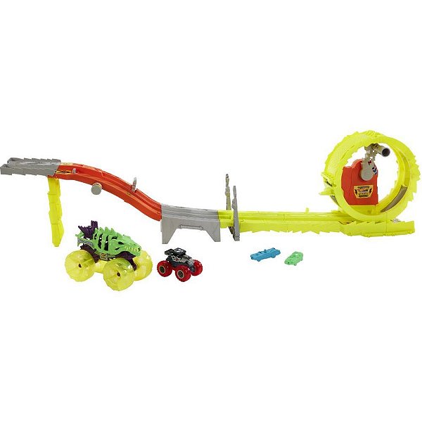 Hot Wheels Pista Monster TRUCK Arena Energia de Demolicao