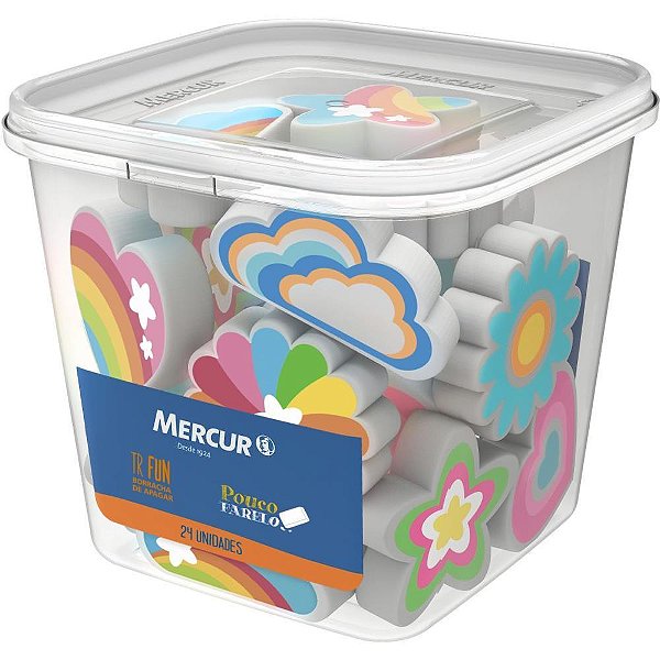 Borracha Decorada TR FUN Formas Sortidas POTE-24