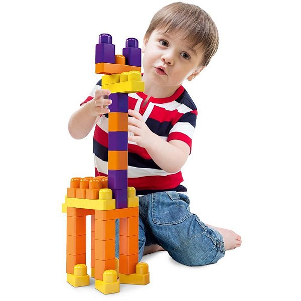 Brinquedo para Montar Mais Blocos V 60PCS
