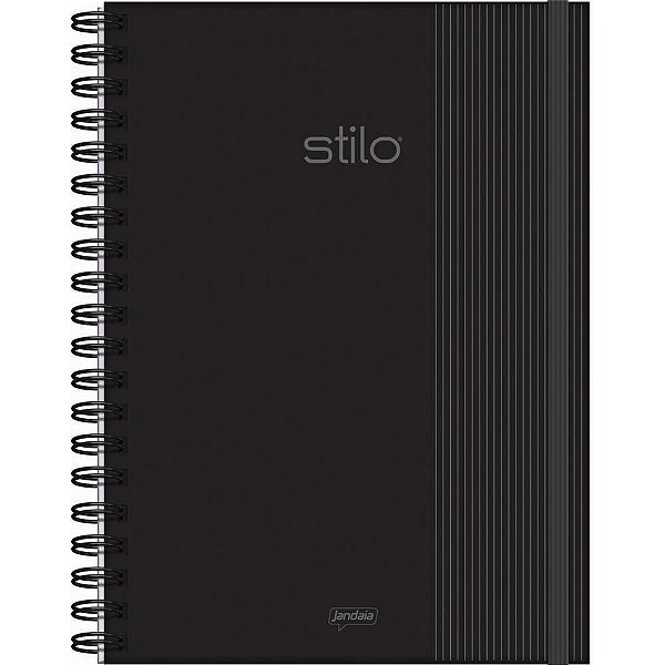 Caderno 01X1 Capa Dura Stilo Neo 80FLS Preto