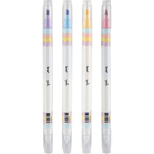 Caneta Marca Texto Soul Apagavel 4CORES (S) DP.C/12