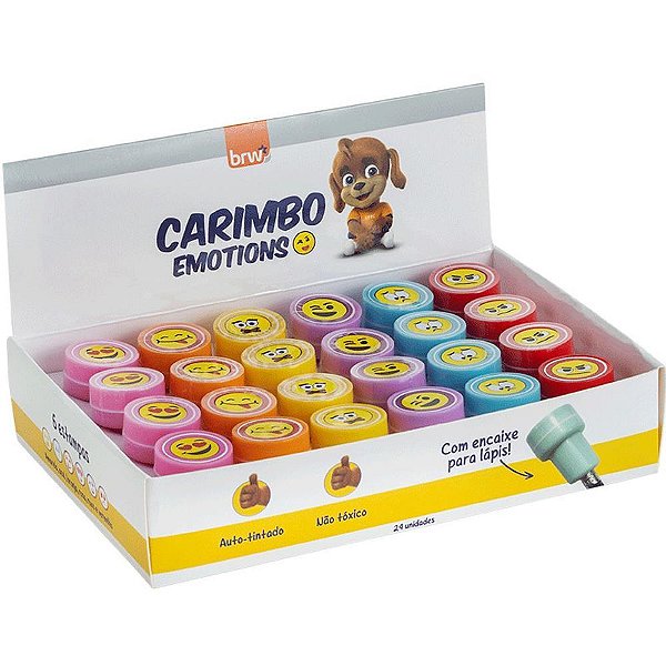 Carimbo Pedagogico Emotions 6 Modelos Sortidos DP.C/24
