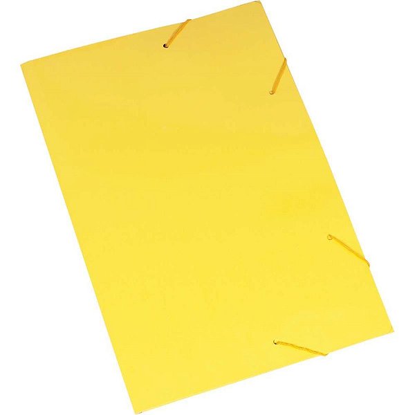 Pasta ABA Elastica Papel Oficio Amarela PCT.C/20