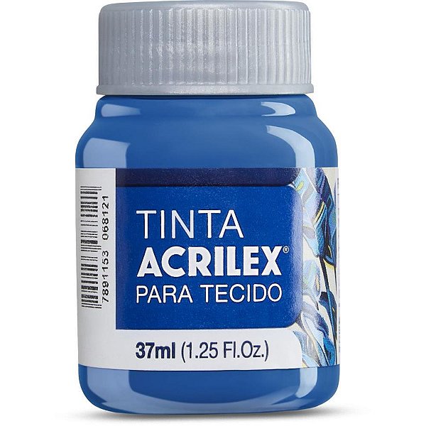 Tinta para Tecido Fosca 37ML Azul Ceruleo Duzia