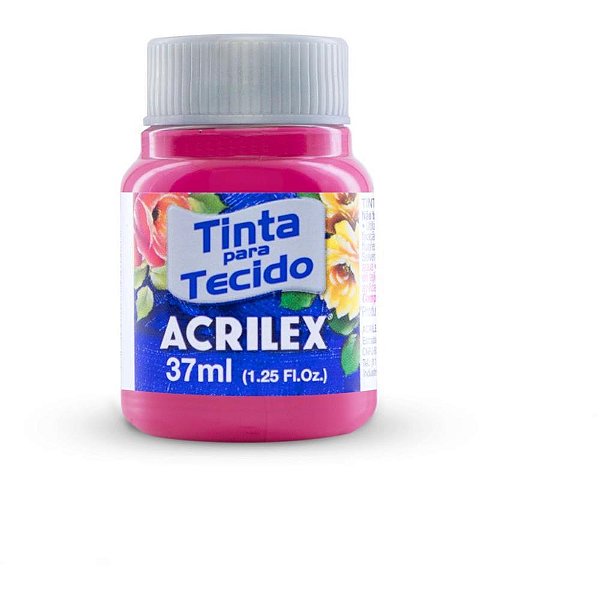 Tinta para Tecido Fosca 37ML Rosa Escuro Duzia