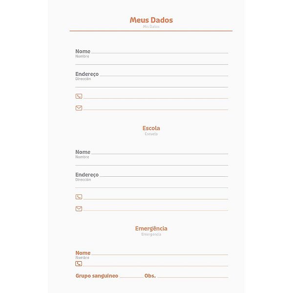 Agenda Permanente STIFF Escolar CD 96FLS 134X200 PCT.C/04