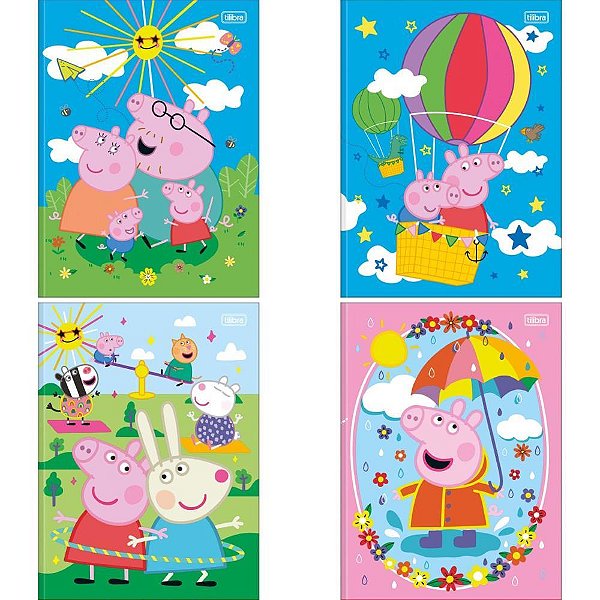 Caderno Brochurao Capa Dura Peppa PIG 80FLS PCT.C/05