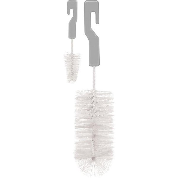 Amamentacao Escova P/MAMADEIRA e Bico CINZ Blister