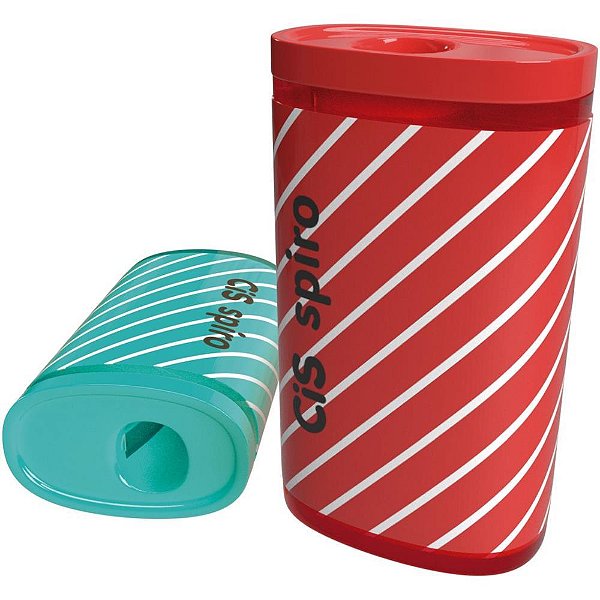 Apontador com Deposito CIS Spiro Cores CX.C/12