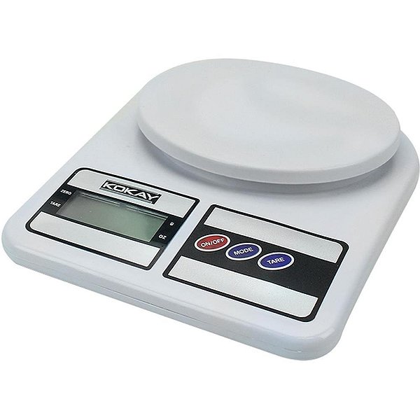 Balanca de Cozinha Precisao Digital ATE 10KG BCO