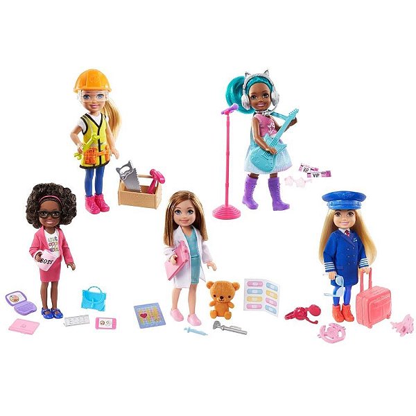 Barbie Family Chelsea Profissoes Sortido