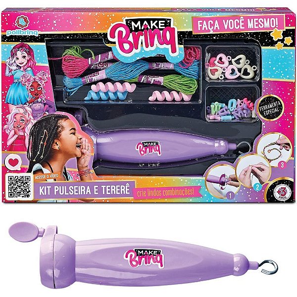 Bijuteria e Micanga Make BRINQ Pulseira e Terere KIT
