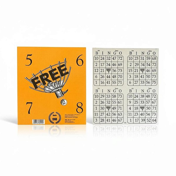 Bloco para Bingo Jornal Bingao 4X1 100 Folhas PCT.C/09