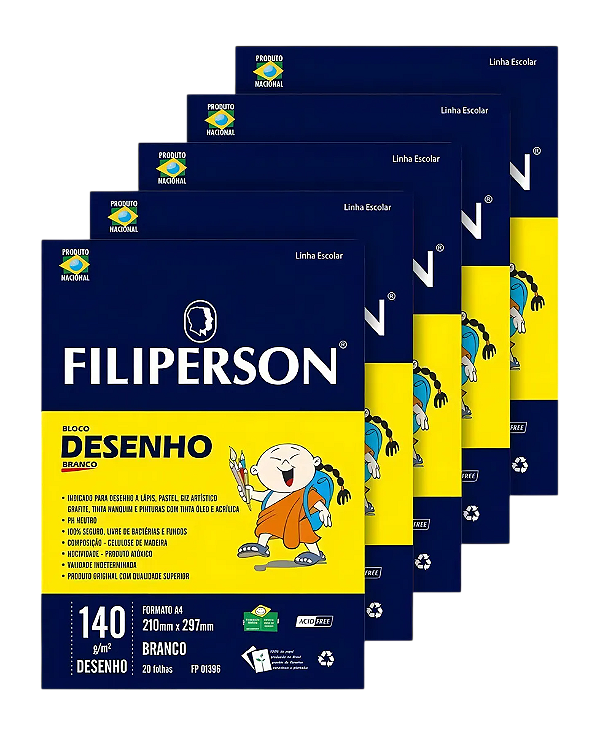 Bloco Tecnico sem Margem Desenho A-4 140G.20FLS.BRANCO C/05