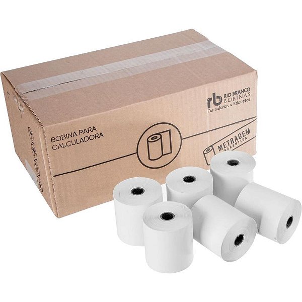 Bobina Calculadora 57MMX30M 56G 1 Via Branca CX.C/30