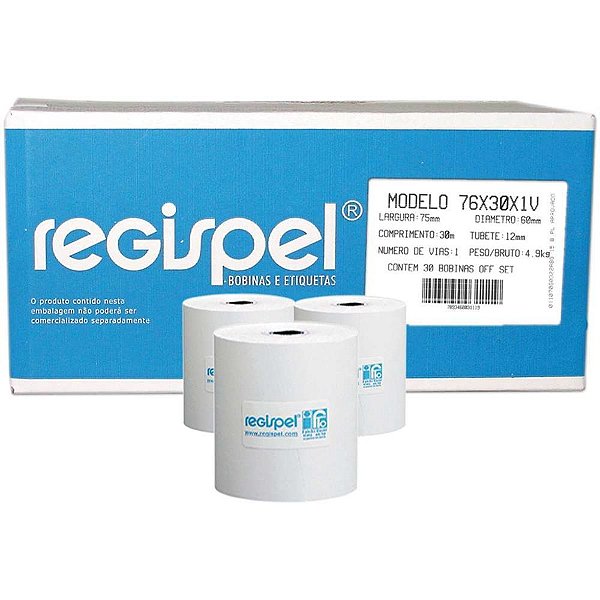 Bobina PDV 76MMX55MM 30M. 1 Via CX.C/30