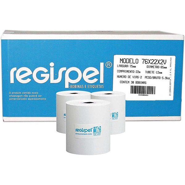 Bobina PDV 76MMX65MM 22M. 2 Vias CX.C/30