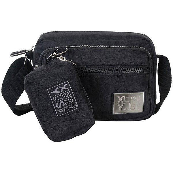 Bolsa Feminina BAG TRENDY 01 Preta Lateral