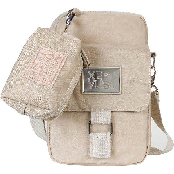 Bolsa Feminina BAG TRENDY 03 Bege Lateral