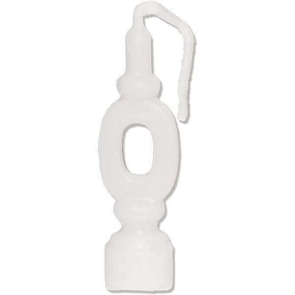 Vela para Aniversario N.00 Branca CX.C/10