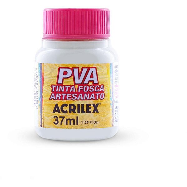 Tinta PVA 37ML. Branca CX.C/12