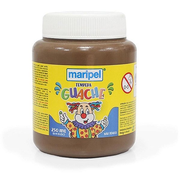 Tinta Guache 250ML Marrom CX.C/06