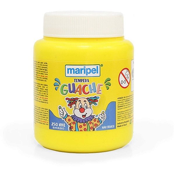 Tinta Guache 250ML Amarelo CX.C/06