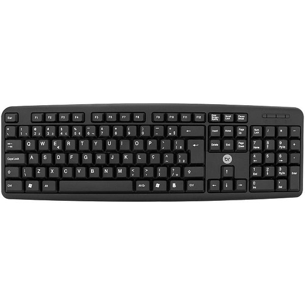 Teclado USB Basico Preto (7897982200664)