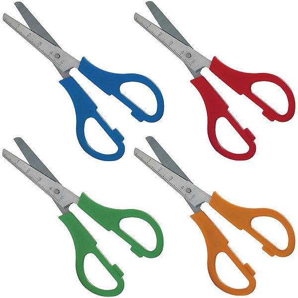 Tesoura Escolar G0125 INOX Cabo Colorido CX.C/20