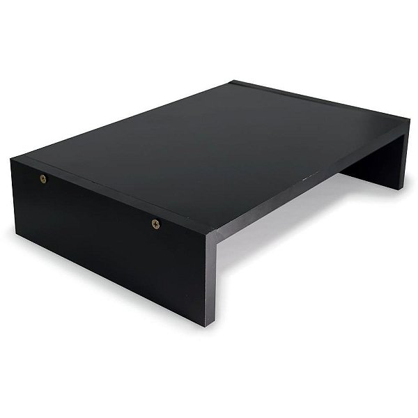 Suporte para Monitor Simples MDF 32,5X22X7CM Preto